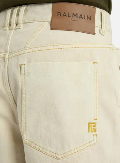 Balmain Faded denim Bermuda shorts | Thumbnail 5 Balmain Faded denim Bermuda shorts | Thumbnail 5