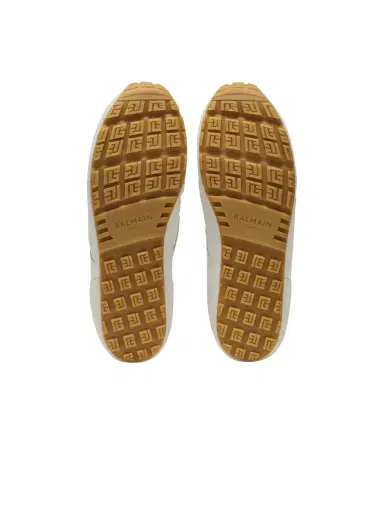 Balmain Racer 45 sneakers in lambskin and suede | Thumbnail 6