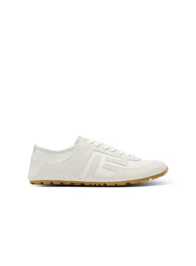 Balmain Racer 45 sneakers in lambskin and suede | Thumbnail 1