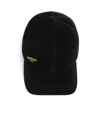 Balmain Paris velvet cap | Thumbnail 4
