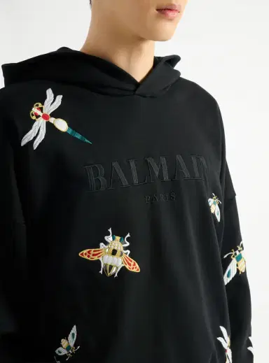 Balmain Embroidered Insect hoodie | Thumbnail 4