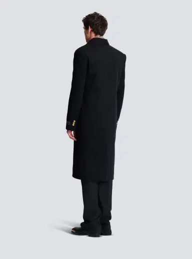 Balmain Oversized wool and cashmere coat | Thumbnail 4