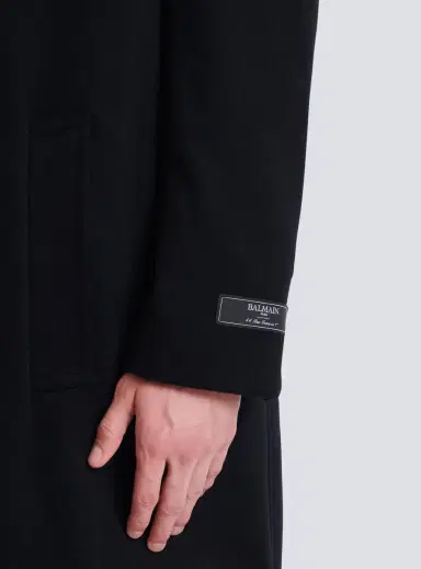 Balmain Oversized wool and cashmere coat | Thumbnail 6