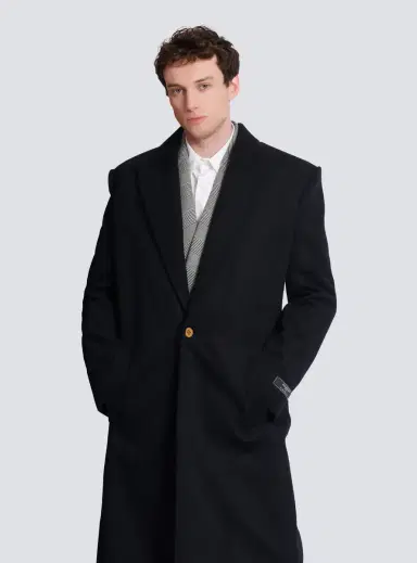 Balmain Oversized wool and cashmere coat | Thumbnail 7