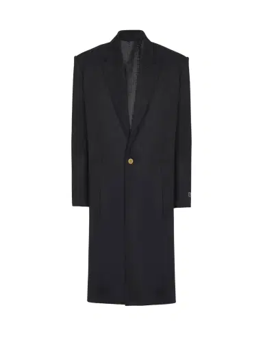 Balmain Oversized wool and cashmere coat | Thumbnail 1