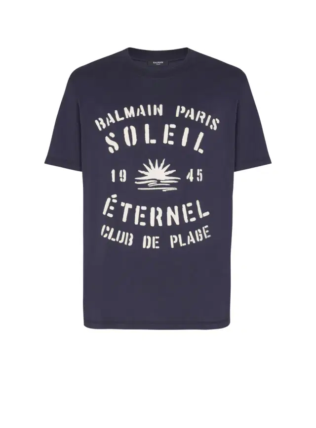 Balmain Flocked  Soleil T-shirt