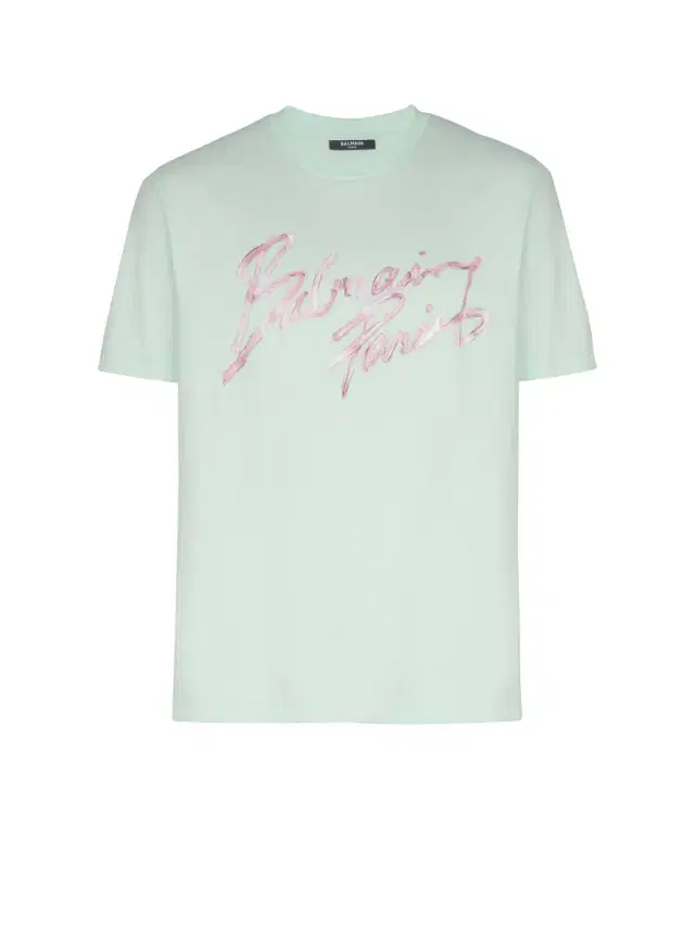 Balmain Printed cotton T-shirt