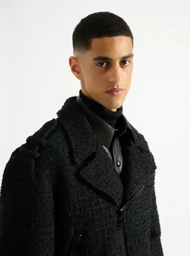 Balmain Tweed biker jacket | Thumbnail 5 Balmain Tweed biker jacket | Thumbnail 5