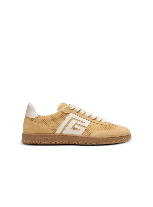 Balmain Suede  Swan sneakers