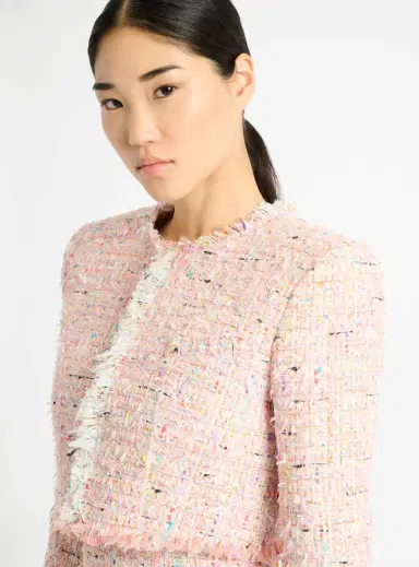 Balmain Cropped tweed jacket | Thumbnail 5