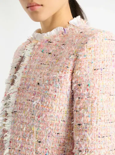Balmain Cropped tweed jacket | Thumbnail 6