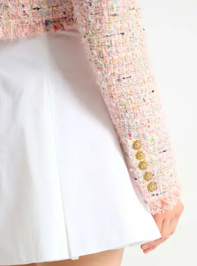 Balmain Cropped tweed jacket | Thumbnail 7