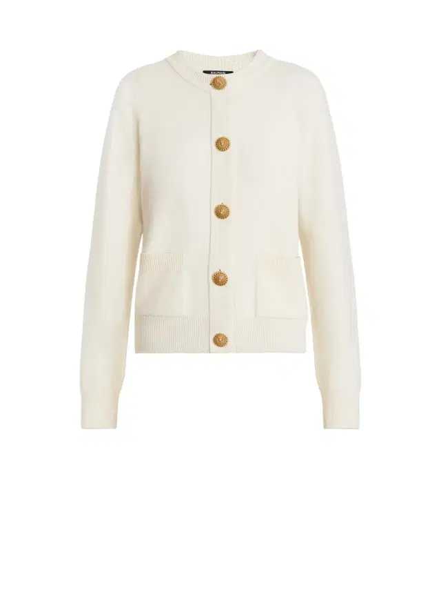 Eco-cashmere cardigan