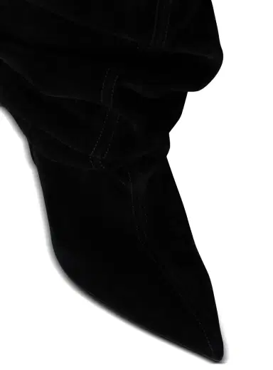 Balmain Suede leather Wedge thigh-high boots | Thumbnail 5 Balmain Suede leather Wedge thigh-high boots | Thumbnail 5