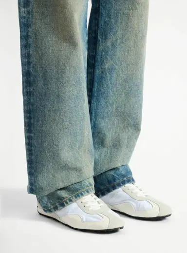 Balmain Racing Low sneakers in nylon and leather | Thumbnail 2 Balmain Racing Low sneakers in nylon and leather | Thumbnail 2