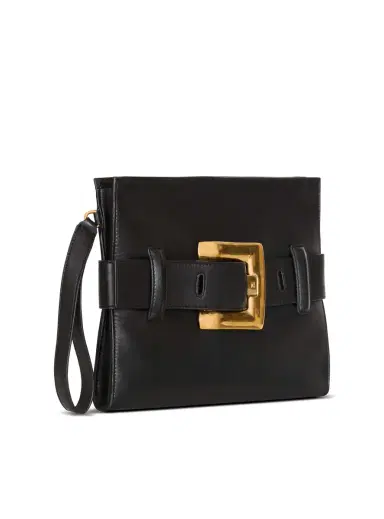 Balmain Anthem smooth leather clutch | Thumbnail 3 Balmain Anthem smooth leather clutch | Thumbnail 3