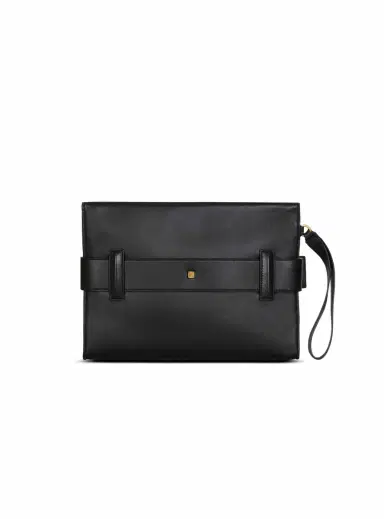 Balmain Anthem smooth leather clutch | Thumbnail 4 Balmain Anthem smooth leather clutch | Thumbnail 4