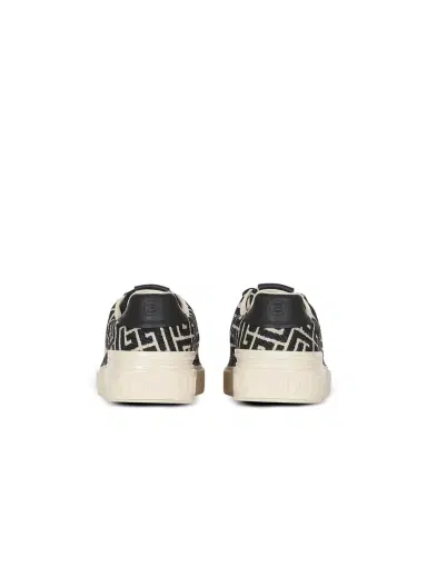Balmain Monogram jacquard B-Court sneakers | Thumbnail 3 Balmain Monogram jacquard B-Court sneakers | Thumbnail 3