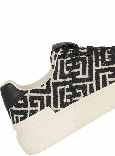 Balmain Monogram jacquard B-Court sneakers | Thumbnail 6 Balmain Monogram jacquard B-Court sneakers | Thumbnail 6