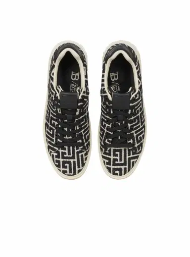 Balmain Monogram jacquard B-Court sneakers | Thumbnail 7 Balmain Monogram jacquard B-Court sneakers | Thumbnail 7