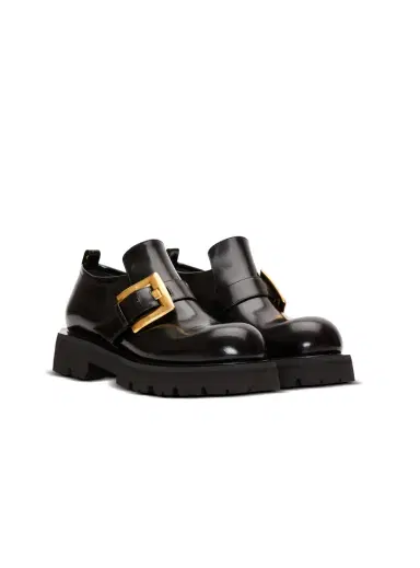 Balmain Anthem loafers in glazed leather | Thumbnail 3 Balmain Anthem loafers in glazed leather | Thumbnail 3