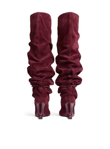 Balmain No Wedge suede leather thigh-high boots with tassel | Thumbnail 4 Balmain No Wedge suede leather thigh-high boots with tassel | Thumbnail 4
