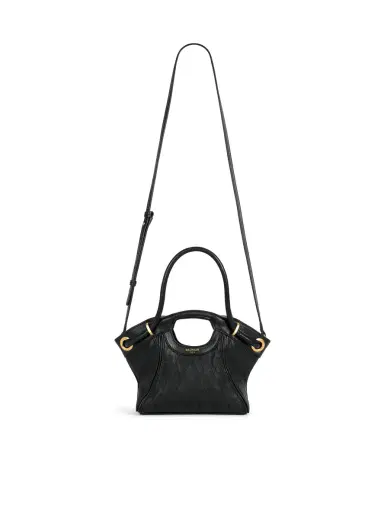 Balmain Small Tote in smooth topstitched leather | Thumbnail 7 Balmain Small Tote in smooth topstitched leather | Thumbnail 7