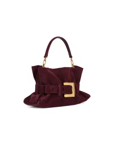 Balmain Medium Anthem suede leather bag | Thumbnail 3 Balmain Medium Anthem suede leather bag | Thumbnail 3