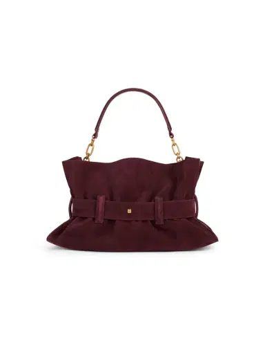 Balmain Medium Anthem suede leather bag | Thumbnail 4 Balmain Medium Anthem suede leather bag | Thumbnail 4
