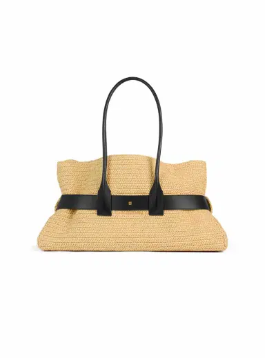 Balmain Large Anthem bag in smooth leather and crochet | Thumbnail 4 Balmain Large Anthem bag in smooth leather and crochet | Thumbnail 4