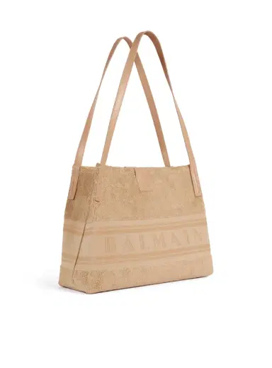 Balmain Small Release tote bag in cotton bouclé | Thumbnail 3 Balmain Small Release tote bag in cotton bouclé | Thumbnail 3