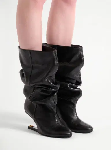 Balmain No Wedge textured leather ankle boots | Thumbnail 2