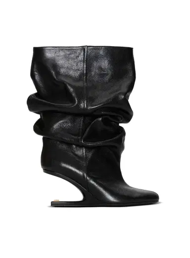 Balmain No Wedge textured leather ankle boots | Thumbnail 1