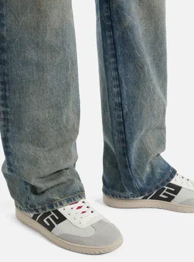 Balmain Swan suede and smooth leather sneakers | Thumbnail 2 Balmain Swan suede and smooth leather sneakers | Thumbnail 2
