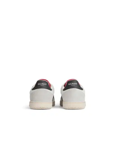 Balmain Swan suede and smooth leather sneakers | Thumbnail 4 Balmain Swan suede and smooth leather sneakers | Thumbnail 4