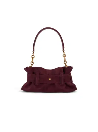 Balmain Anthem Mini suede leather bag | Thumbnail 4 Balmain Anthem Mini suede leather bag | Thumbnail 4