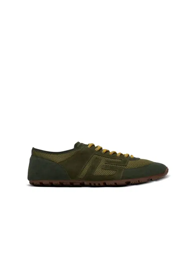 Balmain Racer 45 sneakers in mesh and suede leather