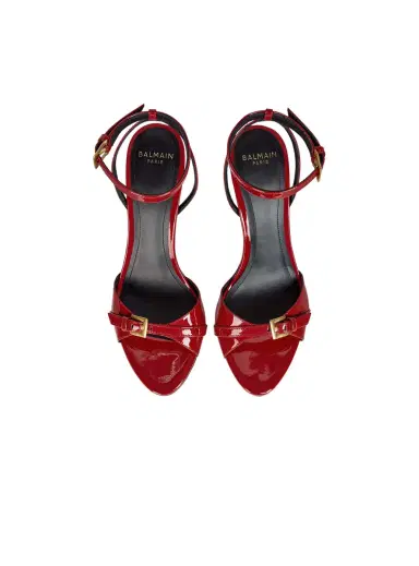 Balmain Anthem sandals in smooth calfskin leather | Thumbnail 6