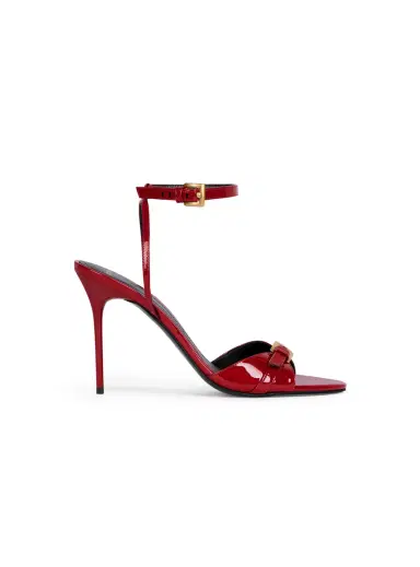 Balmain Anthem sandals in smooth calfskin leather | Thumbnail 1
