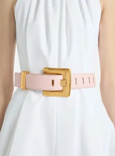 Balmain Anthem smooth leather belt | Thumbnail 2