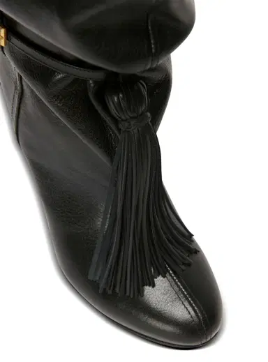 Balmain No Wedge textured leather thigh-high boots with tassel | Thumbnail 5 Balmain No Wedge textured leather thigh-high boots with tassel | Thumbnail 5