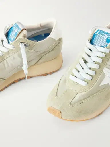 Golden Goose Running Marathon Suede-trimmed Shell Sneakers | Thumbnail 5 Golden Goose Running Marathon Suede-trimmed Shell Sneakers | Thumbnail 5
