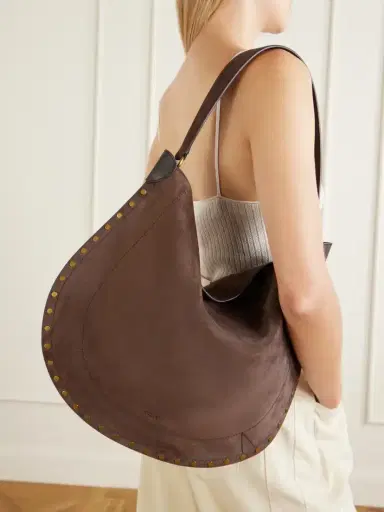 Isabel Marant Oskan Studded Suede Tote | Thumbnail 2 Isabel Marant Oskan Studded Suede Tote | Thumbnail 2