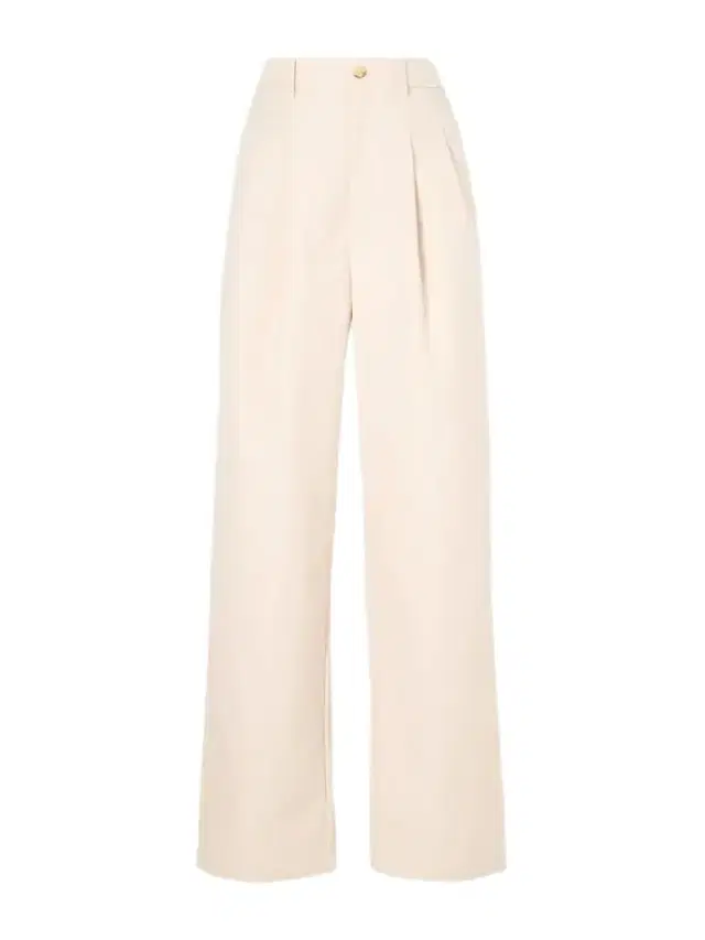 Wardrobe.NYC Pleated Cotton-blend Wide-leg Pants