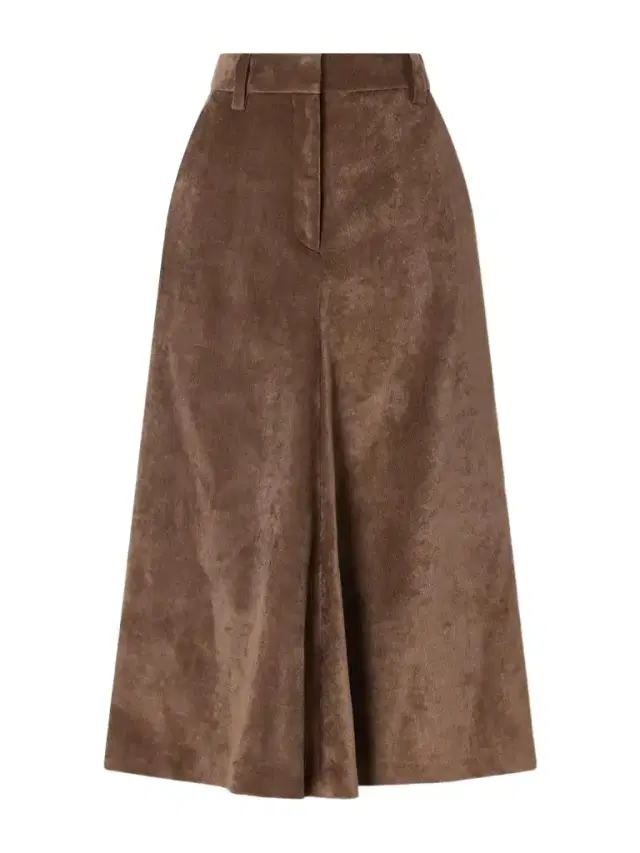 Brunello Cucinelli Embellished Corduroy Midi Skirt