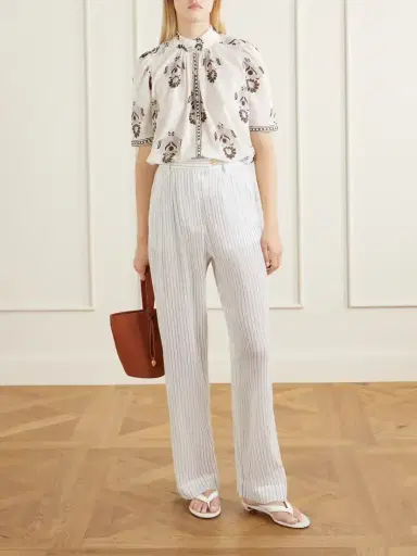 ALIX OF BOHEMIA Winnie Java Cactus Printed Cotton-voile Shirt | Thumbnail 2 ALIX OF BOHEMIA Winnie Java Cactus Printed Cotton-voile Shirt | Thumbnail 2