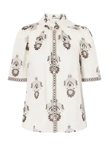 ALIX OF BOHEMIA Winnie Java Cactus Printed Cotton-voile Shirt | Thumbnail 1 ALIX OF BOHEMIA Winnie Java Cactus Printed Cotton-voile Shirt | Thumbnail 1