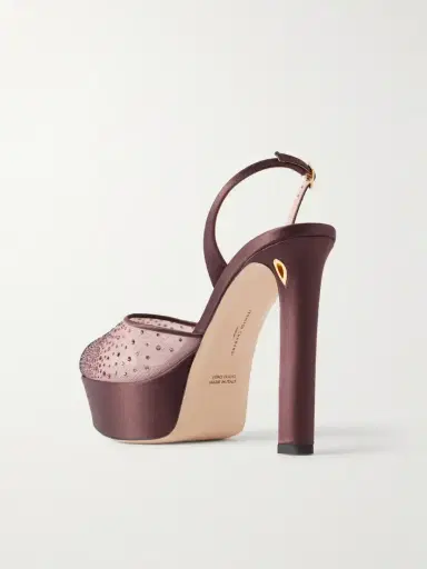Jennifer Chamandi Antonio 130 Crystal-embellished Mesh Sandals | Thumbnail 3 Jennifer Chamandi Antonio 130 Crystal-embellished Mesh Sandals | Thumbnail 3