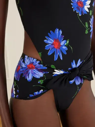 Alaïa Floral-print Swimsuit | Thumbnail 4