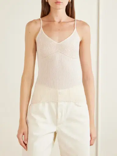 Isabel Marant Saloma Silk And Cotton-blend Knitted Tank | Thumbnail 3 Isabel Marant Saloma Silk And Cotton-blend Knitted Tank | Thumbnail 3